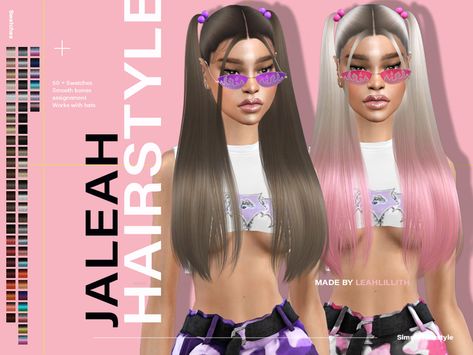 Download Sims, Sims 4 Black Hair, Y2k Hair, Pelo Sims, Sims 4 Teen, Sims 4 Dresses, Sims 4 Characters, Sims 4 Cc Packs, Sims 4 Collections