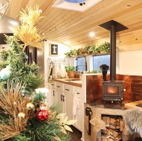 Holiday Decor with the Cubic Mini Wood Stove on Behance Rv Wood Stove, Tiny House Wood Stove, Cubic Mini Wood Stove, Stove Decor, Mini Wood Stove, Modern Wood Burning Stoves, Diy Wood Stove, Mini Stove, Wood Burning Stoves