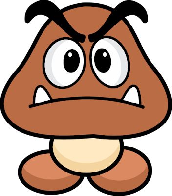 Goomba Face Printable, Super Mario Bros Characters, Mario Goomba, Super Mario Bowser, Mario Bros Png, Mario Bros Birthday Party Ideas, Mario Bros Birthday, Mario Bros Party, Super Mario Birthday Party