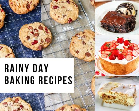 Rainy Day Baking Recipes Rainy Day Baking, Just A Pinch Recipes, Butter Milk, Cookies And Candy, No Bake Brownies, Just A Pinch, Desserts Cookies, Brownie Cake, Weather Report