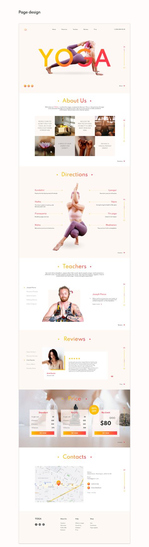 Yoga Centre Landing Page on Behance Modern Yoga Studio, Yoga Web, Yoga Centre, Marketing Dashboard, Wordpress Ecommerce Theme, Instagram Branding Design, Yoga Center, Yoga Design, Ecommerce Themes