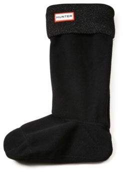 Hunter Glitter Cuff Welly Socks Hunter Boots Short, Hunter Socks, Black Hunter Boots, Welly Socks, Tall Boot Socks, Hunter Boots Socks, Hunter Kids, Hunter Boot, Fleece Boots