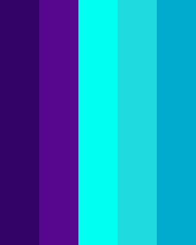 Bold Violet and Turquoise Blue And Purple Color Palette, Violet Color Palette, Turquoise Palette, Unique Color Palette, Turquoise Color Scheme, Turquoise Color Palette, Hexadecimal Color, Purple Palette, Purple Color Palettes