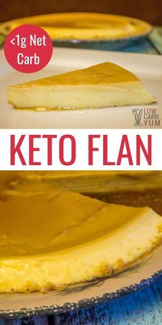 Keto Flan, Cheesecake Ideas, Desayuno Keto, Postre Keto, Custard Desserts, Low Carb Recipe, Flan Recipe, Low Carb Diets, Keto Cake