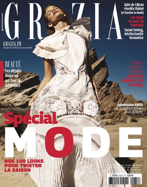 Marloes Horst By Vanmossevelde+N For Grazia France 27th February 2015 Marloes Horst, Grazia Magazine, Popular Magazine, Fashion Magazine Cover, Fashion Cover, Women Magazines, Famous Models, Magazine Covers, Fashion Editor