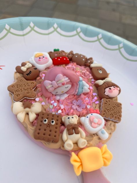 Cinnamoroll Decoden Phone Case, Decoden Nintendo Ds, Kawaii Coquette, My Melody Decoden Case, Sanrio Decoden, Decoden Phone Case Whipped Cream, Mirror Aesthetic, Aesthetic Phone, Aesthetic Phone Case