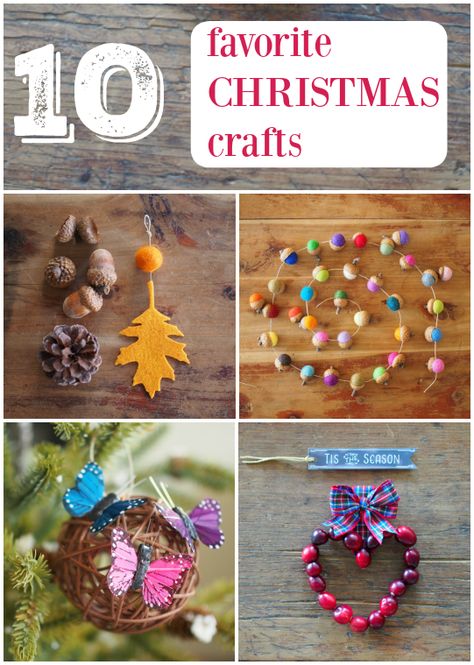 Our 10 Favorite Christmas Crafts :: DIY Tutorials - The Magic Onions Kid Made Christmas Gifts, Waldorf Christmas, Acorn Garland, Christmas Nature, Advent Crafts, Waldorf Crafts, Christmas Crafting, Christmas School, Kindergarten Crafts