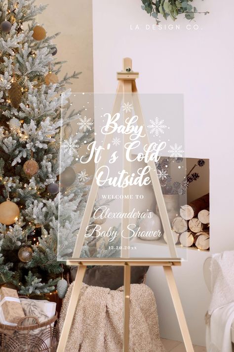 Perfect for showcasing baby its cold outside baby shower ideas, this sign complements january baby shower themes and christmas themed baby shower ideas. Ideal for a christmas baby shower or december baby shower ideas, it captures winter baby shower ideas and winter wonderland baby shower ideas. Elevate your winter baby shower with stunning winter baby shower themes and winter themed baby shower ideas. Embrace christmas baby shower ideas with this charming sign. Snow In Love Bridal Shower Theme, December Baby Shower Themes, January Baby Shower Themes, December Baby Shower Ideas, Welcome Acrylic Sign, January Baby Shower, Snow In Love, Winter Baby Shower Decorations, Sweet Baby Shower Ideas