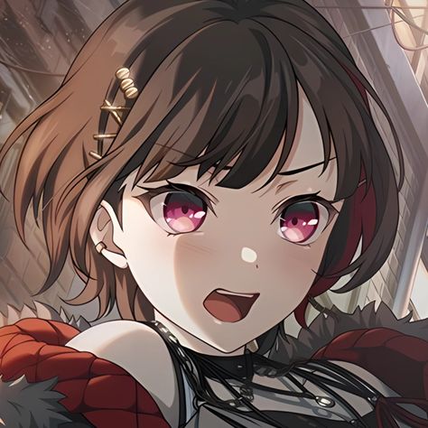 bandori pfp Bang Dream Icons, Ran Mitake, Chelsea Grin, Bandori Icons, Man Party, Anime Body Drawing, Rhythm Games, Anime Eye Drawing, More Icon