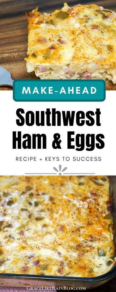 Southwest Ham and Egg Casserole is an easy make-ahead breakfast casserole that we have been baking on repeat. It really brings a lot of flavor to your breakfast table with the green chilies and other spicy seasonings. It's great for feeding a hungry crowd. | Southwestern Ham and Egg Casserole | Southwestern Breakfast Casserole | Southwest Breakfast Casserole with hash browns | Breakfast Casserole with green chiles | hashbrowns | #breakfast #casserole #southwestern #southwest Stovetop Appetizers, Southwest Breakfast, Ham And Egg Casserole, Ham Breakfast Casserole, Favorite Casserole Recipes, Tater Tot Breakfast Casserole, Family Breakfast Recipes, Ham Breakfast, Make Ahead Breakfast Casserole