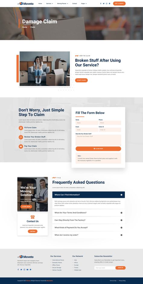 Webpage Design Layout, Moving Planner, Consulting Website, Cleaning Services Company, Landing Page Inspiration, Trucking Business, News Web Design, Real Estate Marketing Design, Website Design Layout