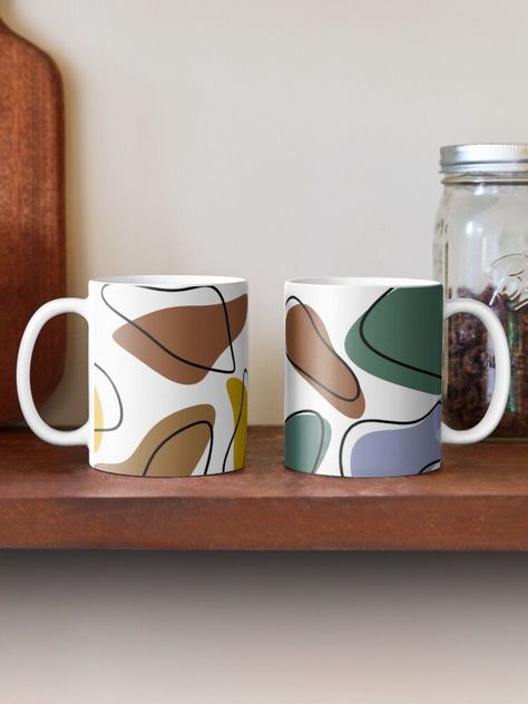 Abstract Shape Pattern With Colorful Cow Print Mug by OurSimpleArts For more of our work visit: www.OurSimpleArts.com #mug #shapes #patterns #lineart #redbubble Colorful Cow Print, Mug Shapes, Abstract Shape, Abstract Pictures, Customised Mugs, Shape Pattern, Cow Print, Abstract Shapes, Shape Patterns