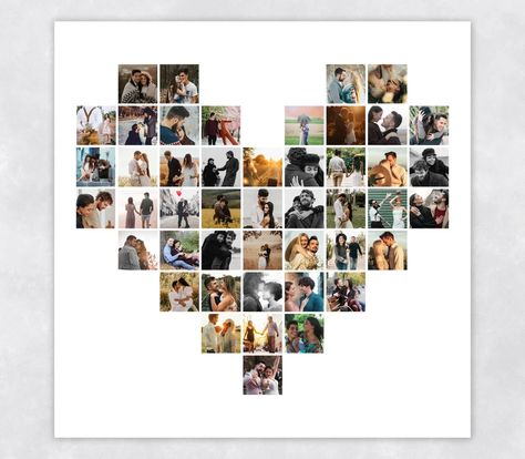 Heart Photo Collage Templates Love Collage Digital Photo | Etsy India Love Photo Collage Template, 30 Photo Collage, Love Shape Photo Collage, Love Collage Template, Love Photo Collage, Heart Shaped Photo Collage, College Photo, Etsy Clipart, Heart Photo Collage