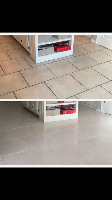 Grout Renew, Grout Paint, Paint Tile, House Renos, Floor Grout, Painting Tile Floors, Painted Floor, Tile Grout, Grey Flooring