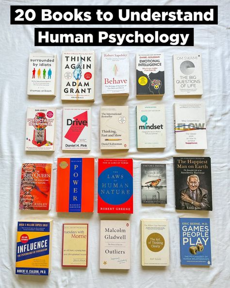 Business Books Worth Reading, Studera Motivation, Human Psychology, Empowering Books, Books To Read Nonfiction, Best Self Help Books, 100 Books To Read, Self Development Books, Unread Books