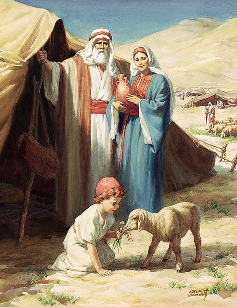 Abraham, Sarah & Isaac Abraham And Sarah, Bible Images, Bible Illustrations, Bible History, Bible Characters, Bible Pictures, Biblical Art, Old Testament, Jesus Pictures