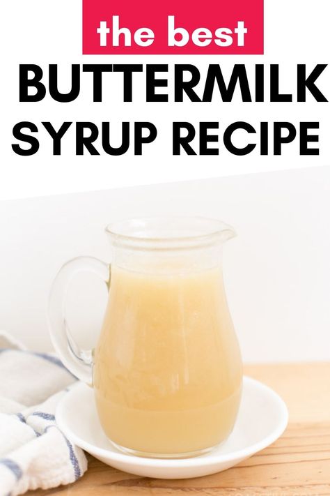 Butter Milk Syrup Recipe, Homemade Buttermilk Syrup, Kneaders Recipes Copycat, Buttermilk Syrup Six Sisters, White Syrup For Pancakes, Kneaders Syrup Recipe, Kneaders Syrup, Buttermilk Syrup Recipe, Avocado Baby Food