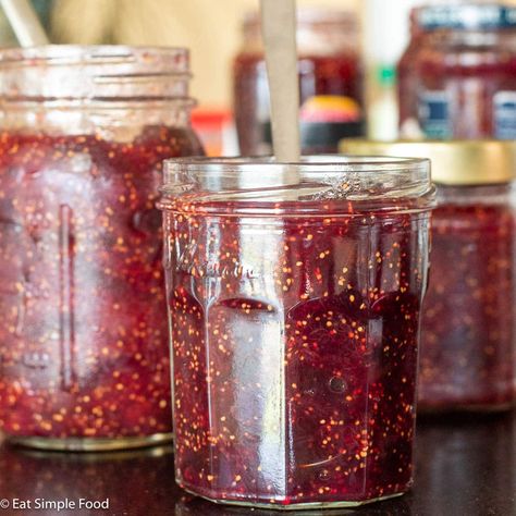 Fig Jam Recipe Canning, Freezer Jams, Homemade Fig Jam, Fig Jam Recipe, Freezer Jam, Fig Recipes, Fig Jam, Jam Recipe, Fresh Figs