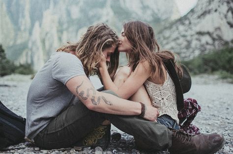 30 Unique Engagement Photo Ideas for Art Enthusiasts and Hipsters! Tattoo Couple, Unique Engagement Photos, Couple Photoshoot, The Perfect Guy, Story Inspiration, 영감을 주는 캐릭터, Book Inspiration, Two People, Couples Photoshoot