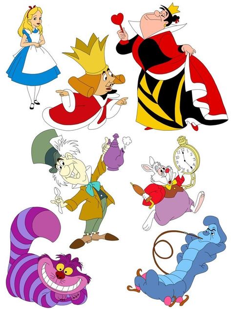 Alice In Wonderland Design Illustration, Alice And Wonderland Characters, Alice In Wonderland Drawing, Alice In Wonderland Design, Alice In Wonderland Cartoon, Alice In Wonderland Clipart, Alice In Wonderland Crafts, Alice In Wonderland Room, Alice In Wonderland Artwork