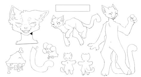 Naughty Cat Base by SunsetVulture on DeviantArt Reference Sheet Base, Anthro Cat, Cat Base, Reference Sheet, All About Cats, Cat Pin, Cartoon Cat, Easy Paintings, Doberman