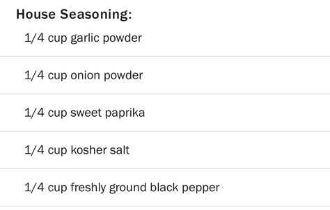 House Seasoning Recipe, House Seasoning, Kardea Brown, Food Network Recipes Pioneer Woman, Big Green Egg Recipes, Green Egg Recipes, Brown Recipe, Spice Blends Recipes, Brown House