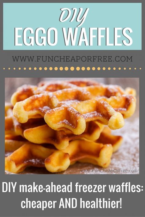 Freezer Breakfast Ideas, Eggo Waffle, Waffles Breakfast, Family Meal Prep, Breakfast Hack, Eggo Waffles, Freezer Food, School Breakfast, Healthy Freezer Meals