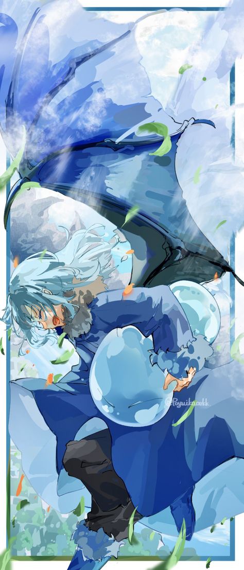 Slime Pictures, Blue Hair Anime Boy, Slime Wallpaper, Rimuru Tempest, Anime Crafts, Anime Wallpapers, Anime Character Drawing, Anime Artwork, An Anime