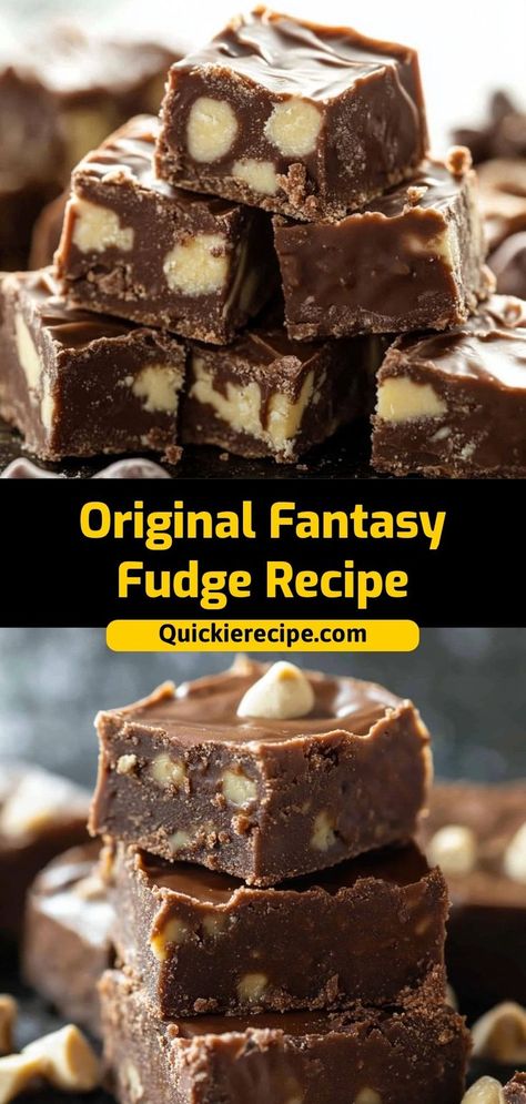 Indulge in a sweet, chocolaty delight with this Original Fantasy Fudge Recipe. A symphony of semisweet chocolate chips and crunchy walnuts delivers a decadent treat that's sure to satisfy your sweet tooth, making it perfect for any occasion. Ingredients • 3 cups (600 g) granulated sugar. • ¾ cup (170 g) unsalted butter. • ⅔ cup (168 g) evaporated milk. Don't miss out on crafting this delightful Original Fantasy Fudge—the perfect sweet treat for sharing and indulging in every chocolaty bite! Fudge With Marshmallows Evaporated Milk, Date Fudge Recipe, Sweet Condensed Milk Recipe, Fantasy Fudge Recipe Original, Evaporated Milk Fudge, Recipes With Evaporated Milk, Fudge With Evaporated Milk, Original Fantasy Fudge, Sees Fudge Recipe