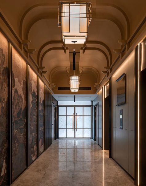 Hotel Porte Cochere, Long Corridor Design, Diy Home Decor Fall, Lift Lobby Design, Elevator Lobby Design, Tattoo Garden, Lift Lobby, Home Nails, Hotel Corridor