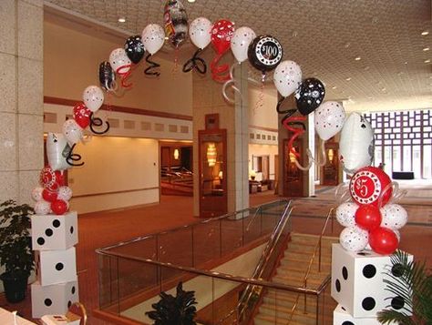 Casino balloon decor #casino-balloon decor #casino balloon column #casino-balloon column #casino balloon arch #casino-balloon arch #casino balloon decoration #casino-balloon decoration #casino theme #casino party Jumping Stilts, Rally Ideas, Game Night Party, Stilt Walker, Board Game Party, Game Night Parties, Bunco Party, Banquet Ideas, Vegas Theme