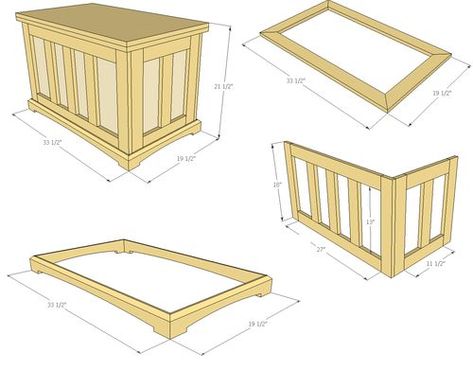 Halflap blanket chest. Panel ideas - by JSB @ LumberJocks.com ~ woodworking community Diy Wood Chest, Chests Diy, Chest Woodworking Plans, Hope Chests, Halloween Crafts To Sell, Panel Ideas, Classy Halloween Decor, Wood Crafting Tools, Halloween Decorations Diy Outdoor