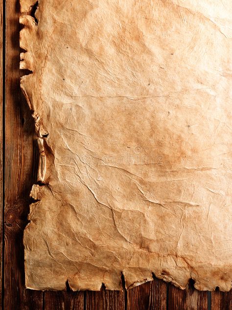 Antique Parchment on Wood. Piece of tattered old parchment paper laying on a woo , #Affiliate, #Piece, #tattered, #Wood, #Antique, #Parchment #ad Parchment Aesthetic, Old Parchment Paper, Drawing Aesthetics, Old Parchment, Graphics Inspiration, Wood Background, Graphic Design Poster, Paper Artist, Parchment Paper