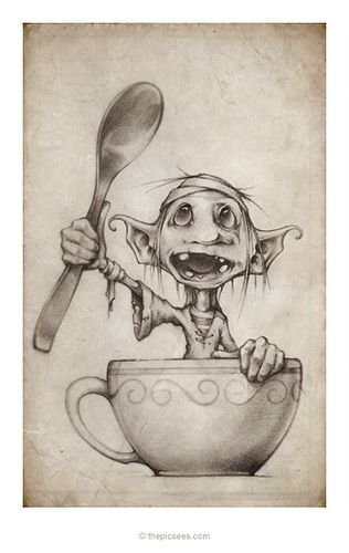 Eric is a goblin, Eric is a scallywag... | We drew you a pic… | Flickr Fairy Drawings, Fantasy Drawings, Mystical Creatures, Fairy Art, Drawing Tutorials, Magical Creatures, Bullet Journaling, A Drawing, Drawing Techniques