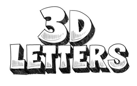 Drawing Tutorials How To Draw 3d, Draw 3d, Name Drawings, Doodle Fonts, Creative Lettering, Doodle Lettering, Graffiti Drawing, 3d Drawings, 3d Letters