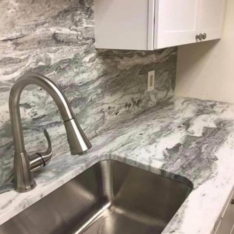 How to Style Fantasy Brown Granite Countertops Gray Kitchen Countertops Granite, Fantasy Brown Leathered Granite, Fantasy Brown Granite Countertops, Fantasy Brown Granite Kitchen, Fantasy Brown Countertops, Brown Tile Backsplash, Bathroom Granite Countertops, Painted Granite Countertops, Kill Grass