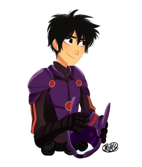 Hiro Fanart, Hiro Hamada Fanart, Gogo Tomago, Hiro Big Hero 6, Kids Cartoon Characters, Hiro Hamada, Kids Hero, Big Six, Band Nerd