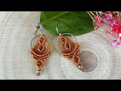 (9) DIY Macrame Earrings | How to make these earrings at home #macrame #diy - YouTube Earrings At Home, Macrame Earrings Tutorial, Diy Macrame Earrings, Diy Macrame, Macrame Earrings, Macrame Ideas, Daisy Earrings, Macrame Tutorial, Diy Youtube