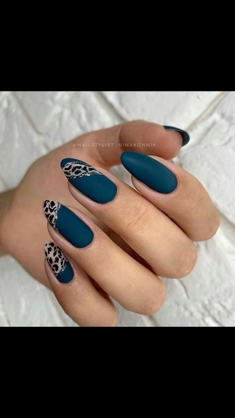 Turquoise Leopard Nails, Blue Pedicure, Cheetah Print Nails, Nails Autumn, Animal Nail Art, Leopard Nails, Animal Nails, Nails Fall, Nail Designs Glitter