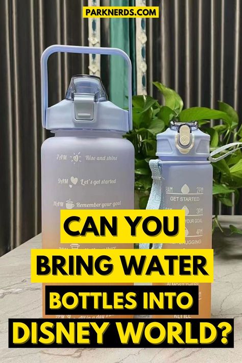 Can You Bring Water Bottles Into Disney World? Disney World Water Parks, Disney Map, Disney Water Bottle, Disney Resort Hotels, Water Station, Orlando City, Best Water Bottle, Disney World Vacation, Disney Resort