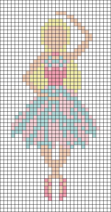 Alpha pattern #110415 | BraceletBook Perler Templates, Princess Gown Dress, Ballerina Princess, Swan Lake Ballet, Grid Art, Movie Cartoon, Graph Paper Art, Art Pixel, Dress Doll