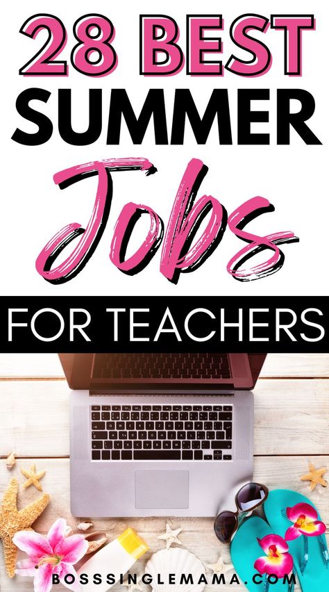 Are you a teacher who's looking for ways to make extra money over the summer? Getting a summer job could put extra cash in your pocket! There are lots of summer side hustles that are perfect for teachers, including ways to make money online or offline! Summer Jobs For Teachers, Making Money Teens, Summer Job, Teacher Summer, Ways To Make Extra Money, Teen Money, Teaching Lessons, Jobs For Teachers, Summer Jobs