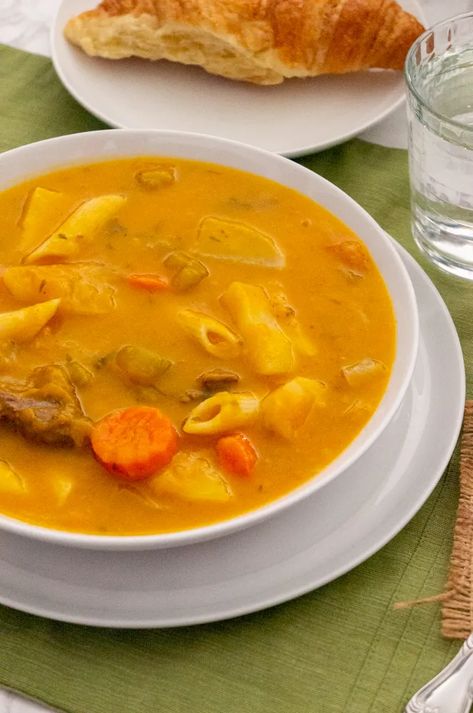 How to make Haitian Soup Joumou | Caribbean Green Living Haitian Soup Joumou, Haitian Soup, Soup Joumou, Haitian Food, Around The World Food, Haitian Food Recipes, Beef Stew Meat, Healthy Lifestyle Food, Squash Soup