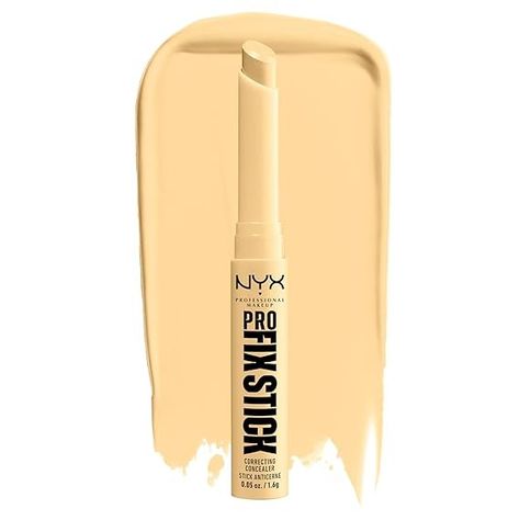 Amazon.com : NYX PROFESSIONAL MAKEUP, Pro Fix Stick Correcting Concealer - Yellow : Beauty & Personal Care Yellow Concealer, Rough Bumpy Skin, Correcting Concealer, Bumpy Skin, Makeup Pro, Makeup Wishlist, Nyx Professional Makeup, My Makeup, Professional Makeup