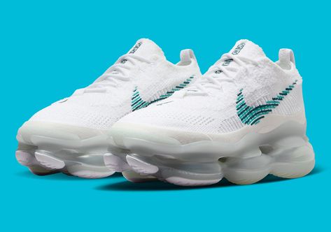 Air Max Scorpion, Turquoise Color Scheme, Shades Of Turquoise, White Turquoise, Turquoise Color, Scorpion, Air Jordan, Air Max, Nike Air Max