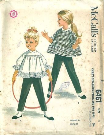 Helen Lee, Patron Vintage, Vintage Kids Clothes, Childrens Sewing Patterns, Girls Smock, Couture Vintage, Vestidos Vintage, Sewing Pattern Sizes, Moda Vintage