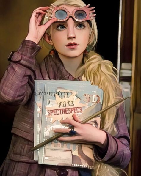 Luna Love Good, Luna Lovegood Art, Luna Lovegood, Fan Art, Fan, Art