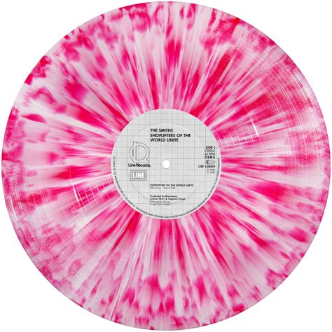 Pink Vinyl Record, Pink Cd, Light Cinema, Vinyl Artwork, Team Pink, Pink Vinyl, Band Stickers, Insta Icon, The Smiths