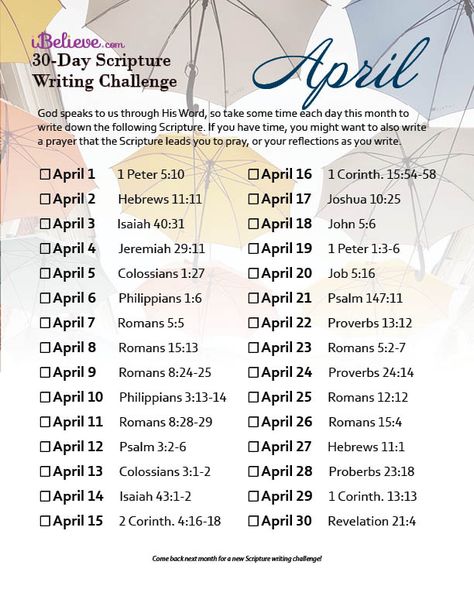 April Scripture Writing Guide (2020) Scripture Writing Plan, Family Scripture, Bible Studies For Beginners, Scripture Writing Plans, Scripture Writing, Writing Plan, Bible Study Topics, Writing Guide, Bible Journal Notes