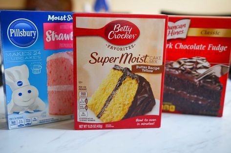 9 Ways to Elevate Cake Mix Cake Mix Pancakes, Mocha Frosting, Nursing Cake, Canned Frosting, Blueberry Pie Filling, Strawberry Cake Mix, Homemade Frosting, Dark Chocolate Cakes, Homemade Cake